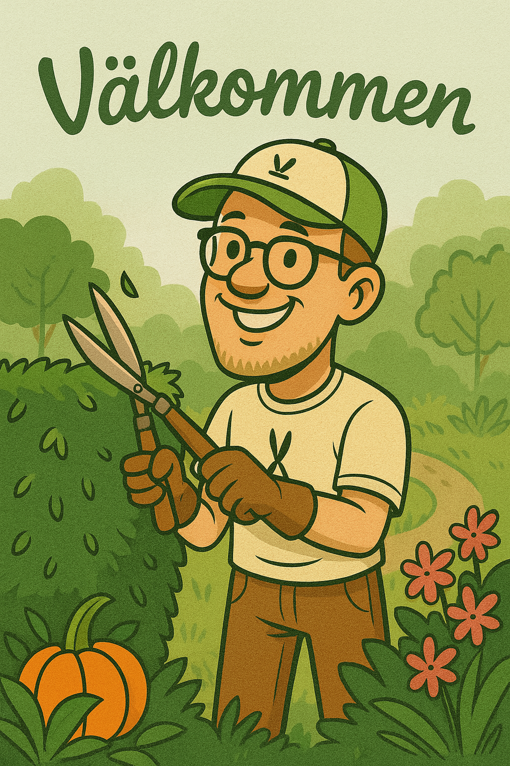 Välkommen – trädgårdsmästare Anders klipper häck